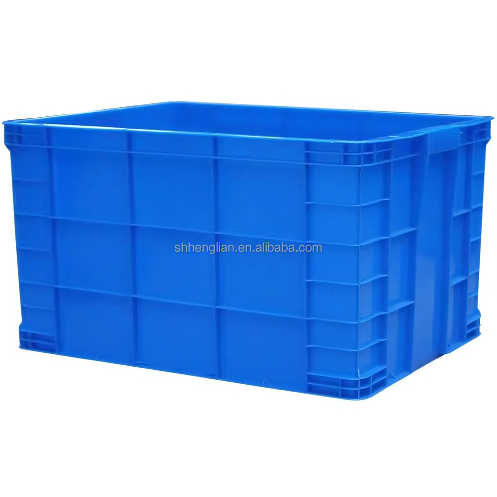 Custom Plastic Reusable Tote Storage Stackable Bin with Lid