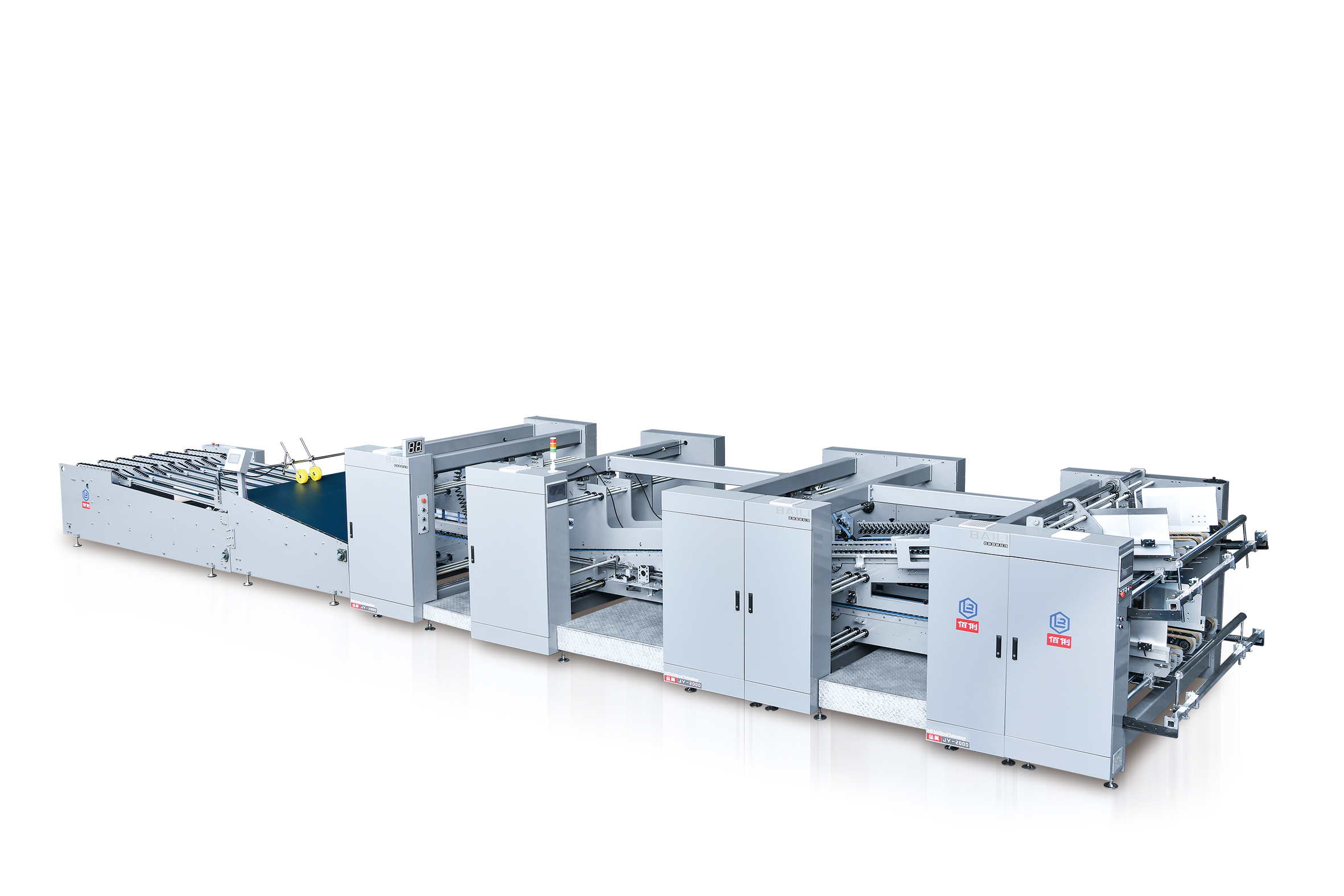 High Speed High Precision Smart Automatic Corrugated Box Counter DS1650/2000/2400 Full Automatic Cold Glue Chemical Applications