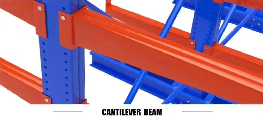 Customized Industrial Warehouse Storage Adjustable Cantilever Rack for Tube Pipe