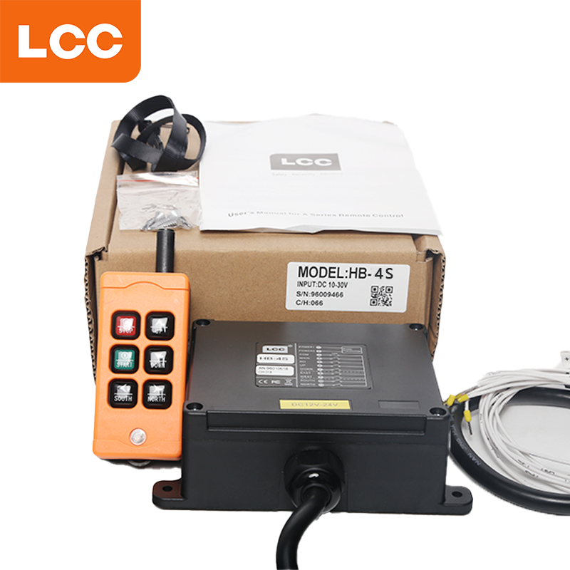 HB-4S Wireless Waterproof IP67 Pendant Control Station Radio 24 Volts Industrial Remote Control For Crane