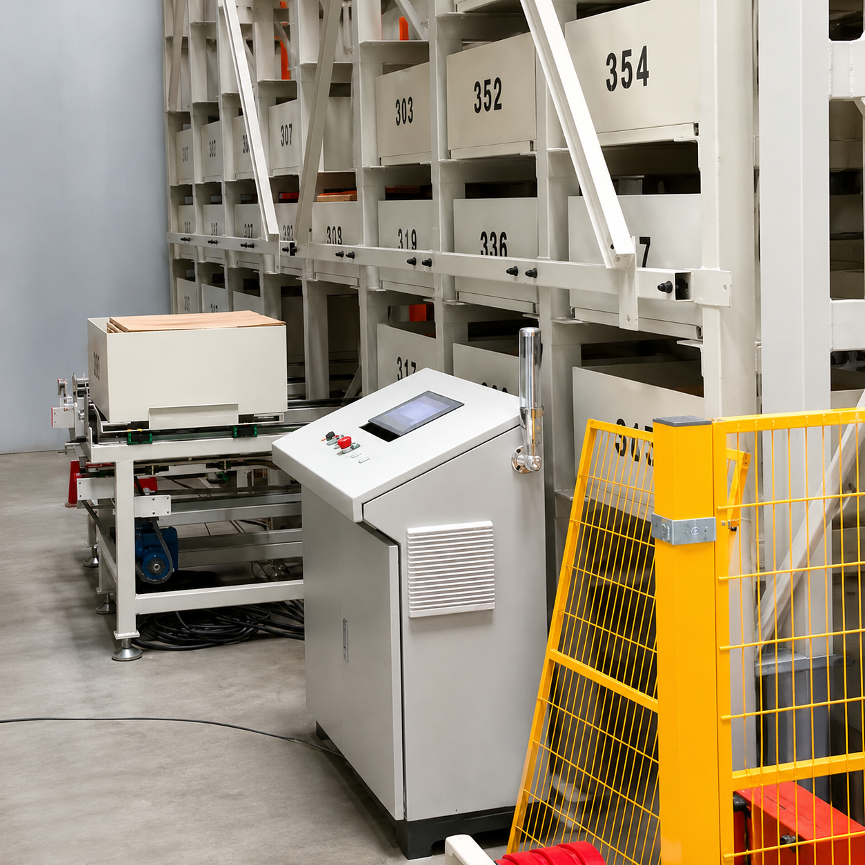 Intelligent Logistics Warehouse Management System AS/RS Storage Automated Storage Retrieval System Gantry Mini Warehouse Steel