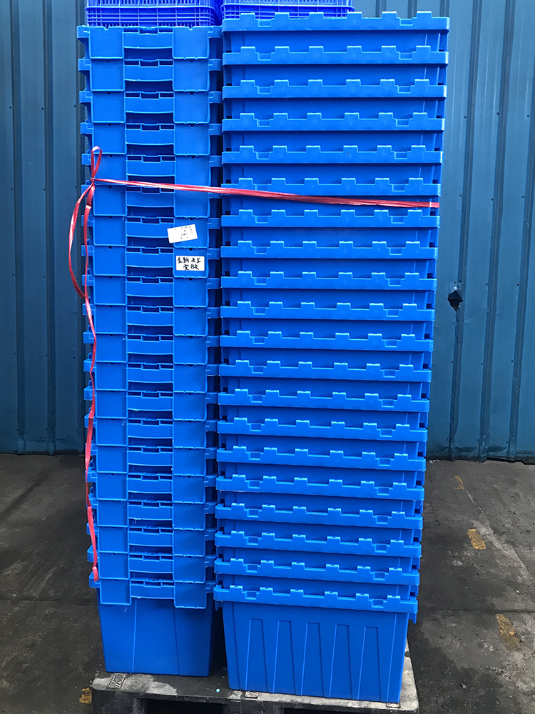 Euro Tote Plastic Industrial Plastic Storage Fish Box Bins for Logistics Transport Plastic Moving Box