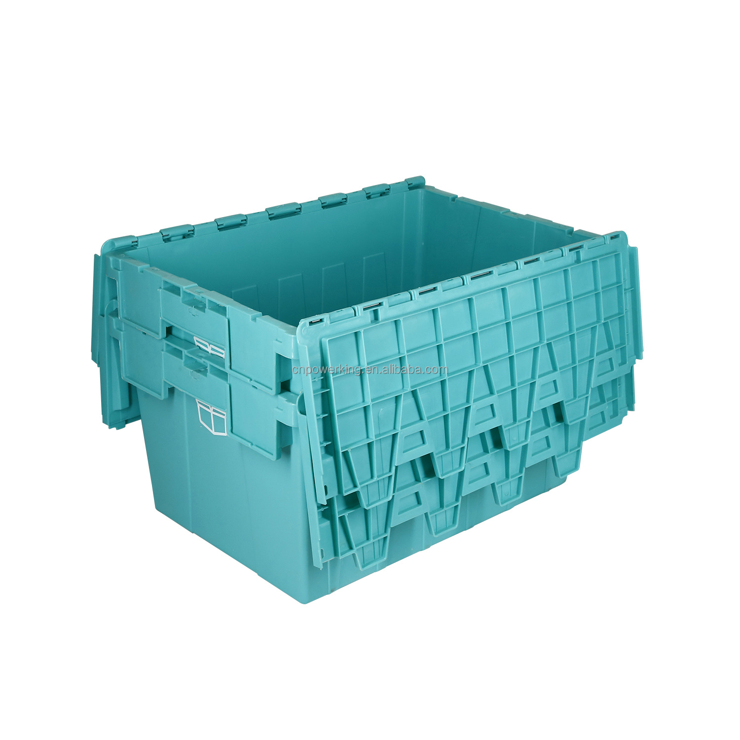 Heavy Duty Logistic Warehouse Plastic Stack And Nestable Storage Tote Box For Wholesale