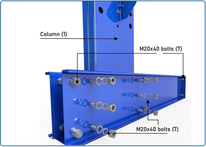 Heavy Duty Adjustable Steel Cantilever Racks detail