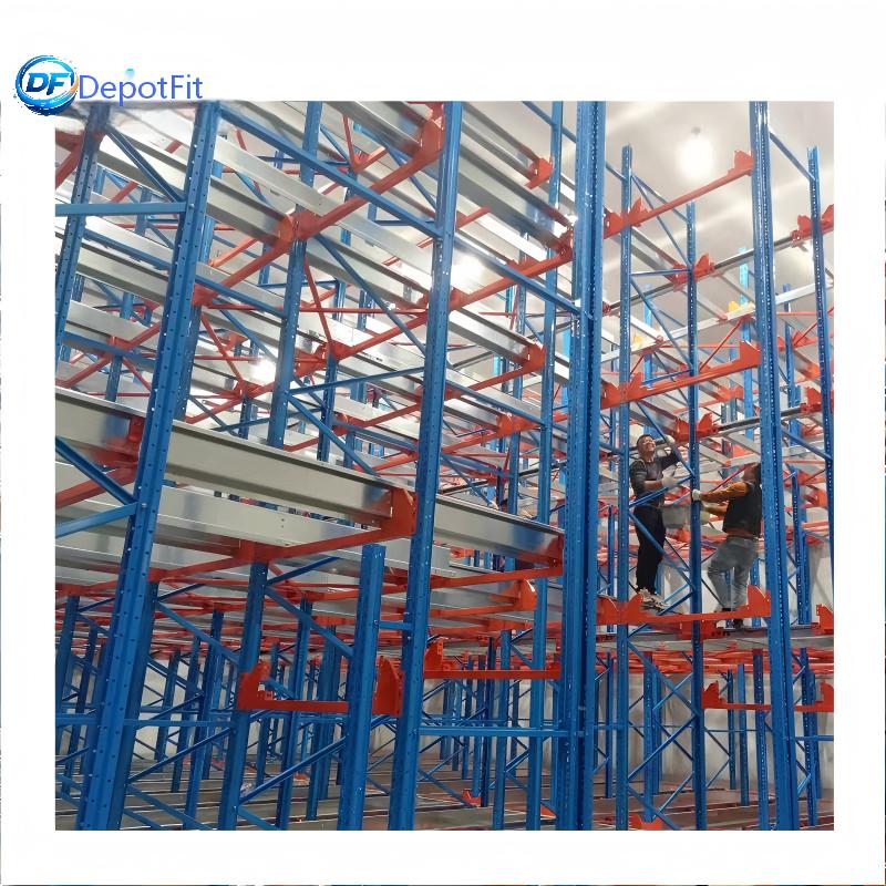 Intelligent AS/RS System Stacker 4 Way Shuttle Crane Automated Warehouse Storage and Retrieval Smart Warehousing Rack System
