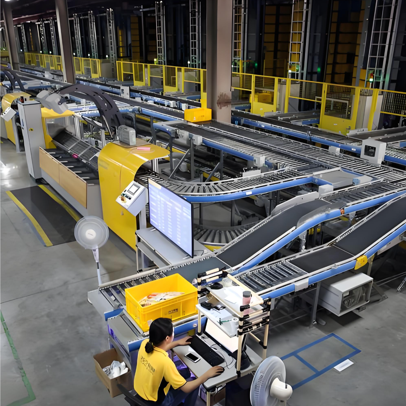 ERP-Integrated Warehouse Control System (WCS)
