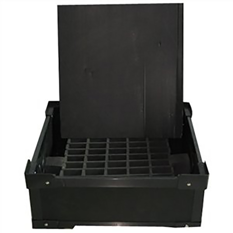 Heavy Duty PP Corrugated Turnover Box For Industrial Warehouse Storage Custom Size Available