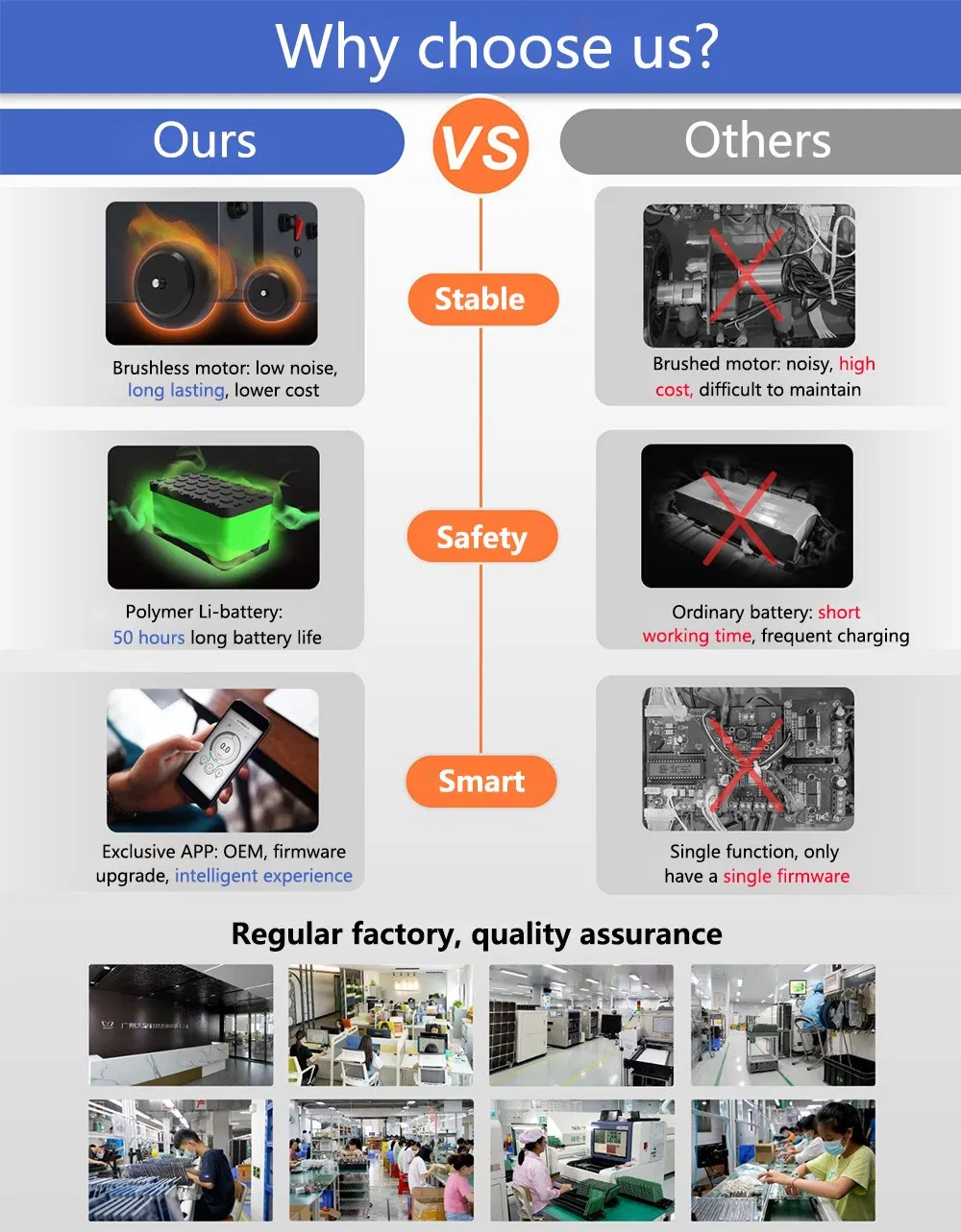 Our Advantages Infographic