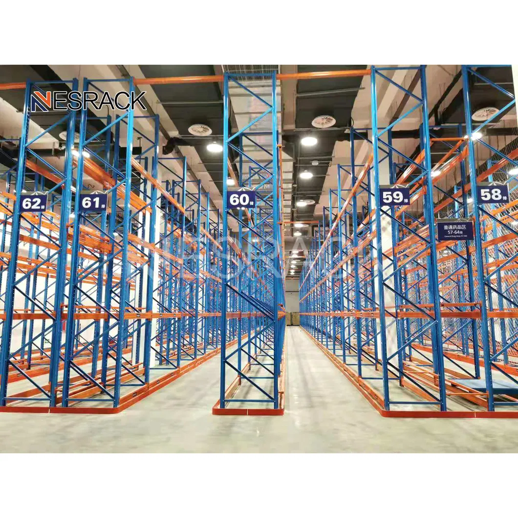 China Vna Pallet Rack Narrow Aisle Storage Boltless Rack System Customized Adjustable for Warehouse