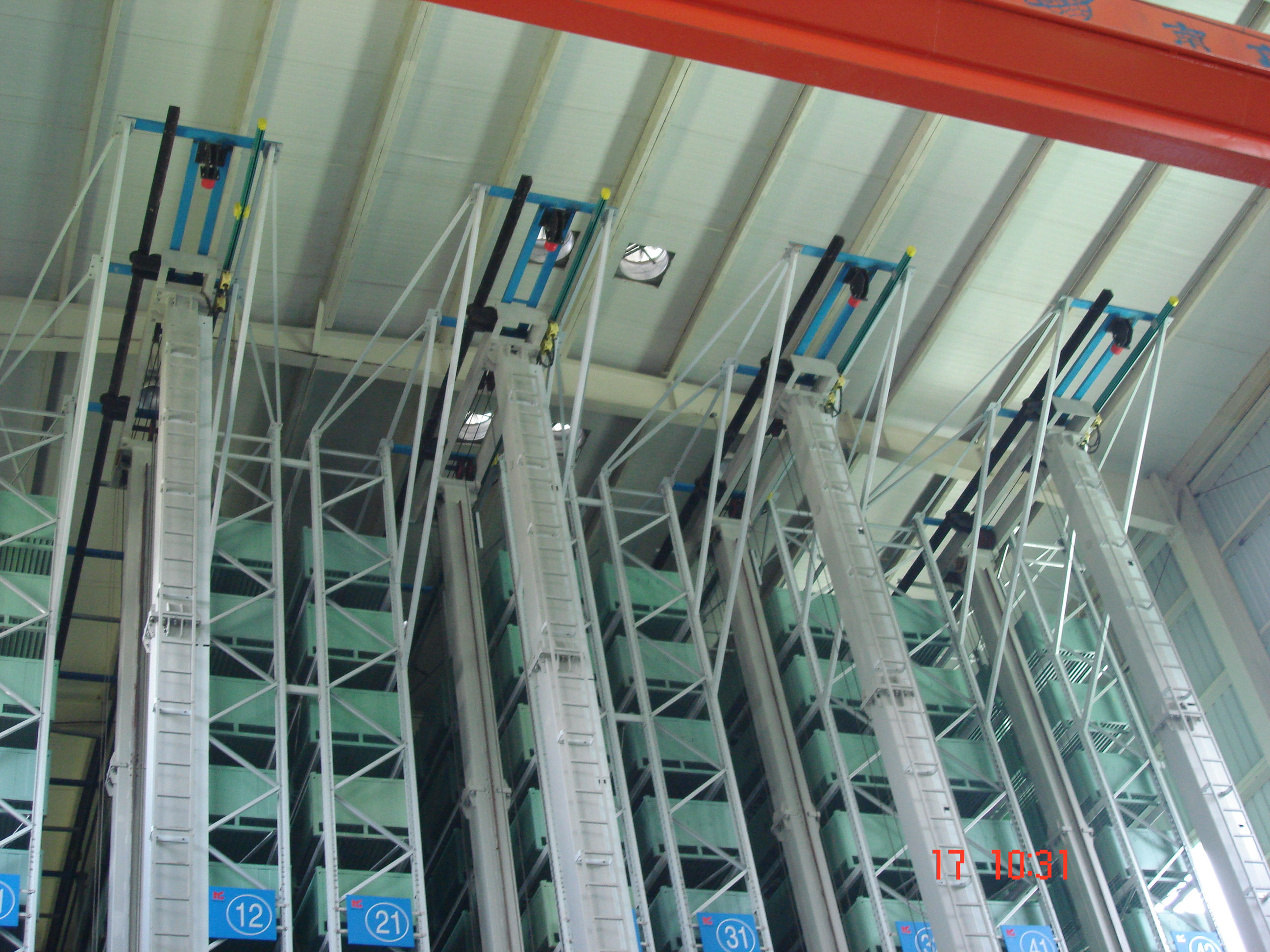 EBILTECH EBIL-ASRS Automated Storage Retrieval Systems (AS/RS) Rack CE Certified Corrosion-Resistant Steel Powder Coated High