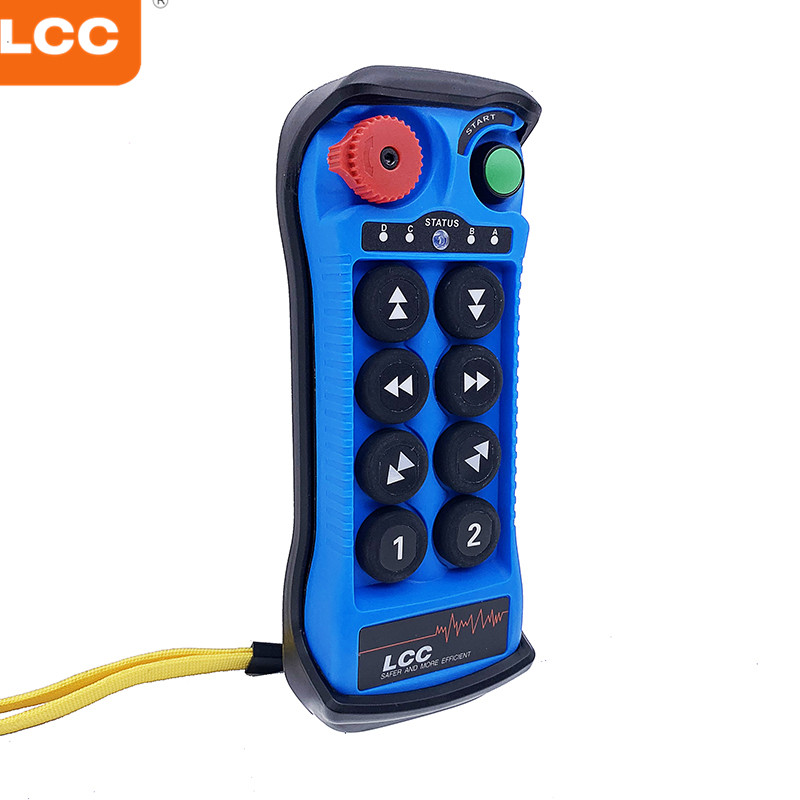 Q800 433Mhz Blue Color Industrial 8 Button Tow Truck Hoists Wireless Remote Control