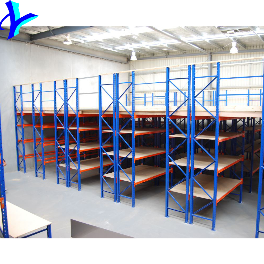 Warehouse Steel Storage Mezzanine Floor Rack System