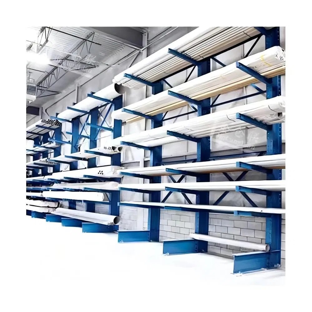 Warehouse Customized Steel Heavy Duty Cantilever Storage Racking for Tube Pipe