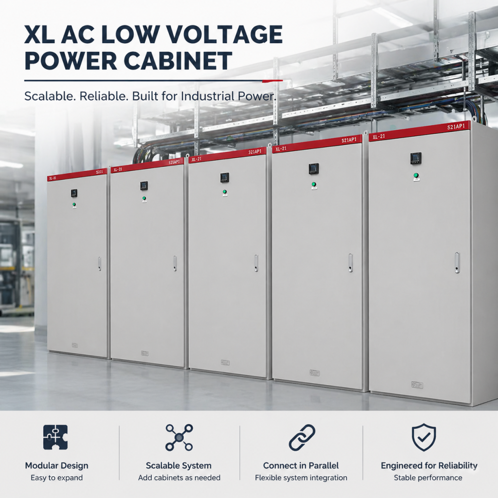 Automatic Dual-Power Source Switching XL Power Cabinet With ATS Support and ELCB Leakage Protection