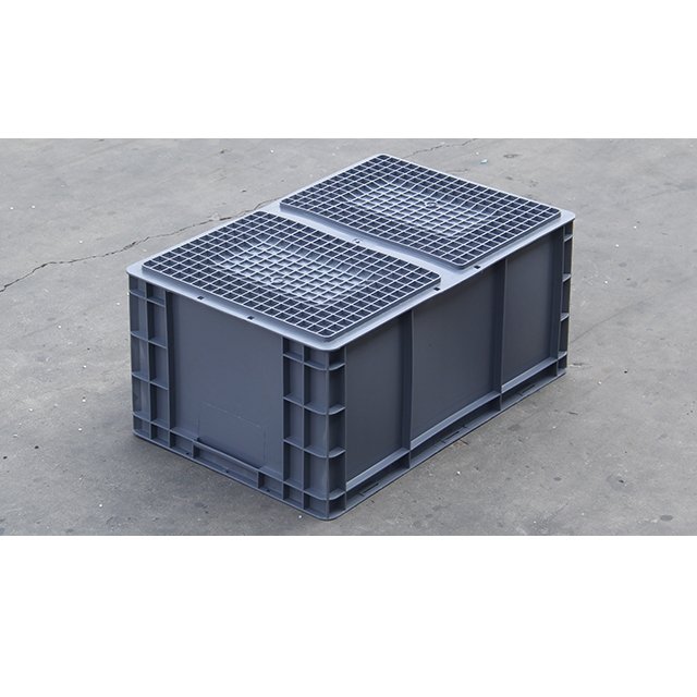 Crate bottom mesh enforcement structure