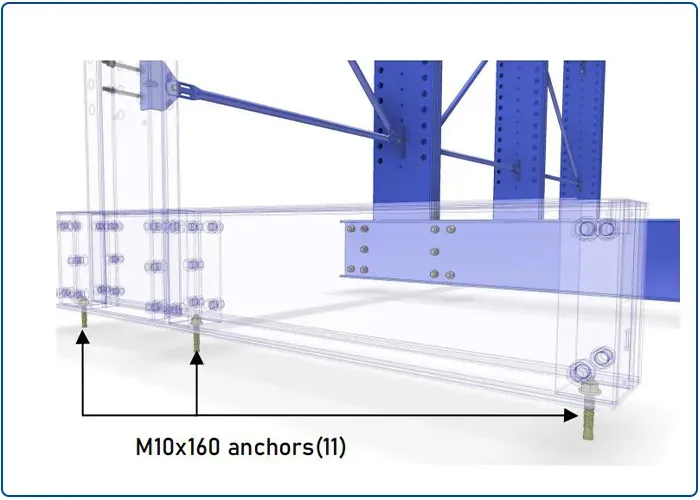 Customized Industrial Warehouse Storage Adjustable Cantilever Rack for Tube Pipe