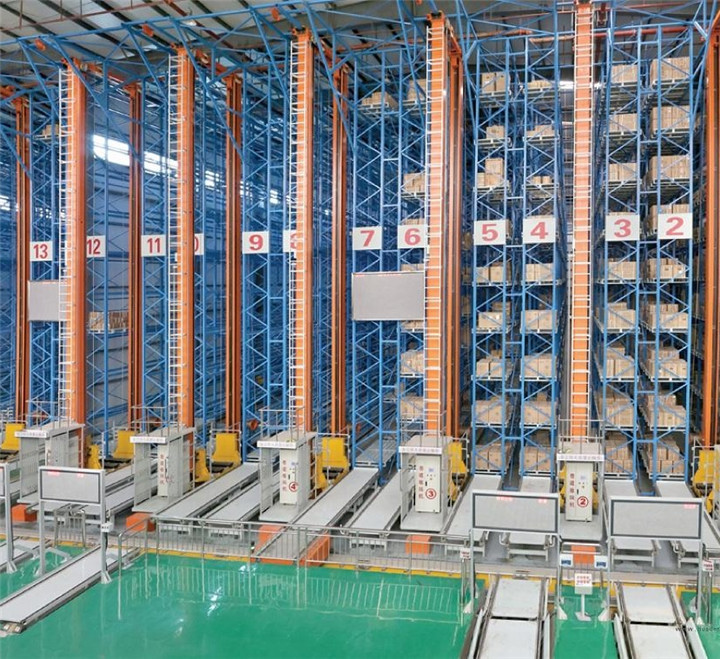 Huaxin New Steel Automatic Logistics AS/RS System Mini Load Automated Storage and Retrieval Warehouse System