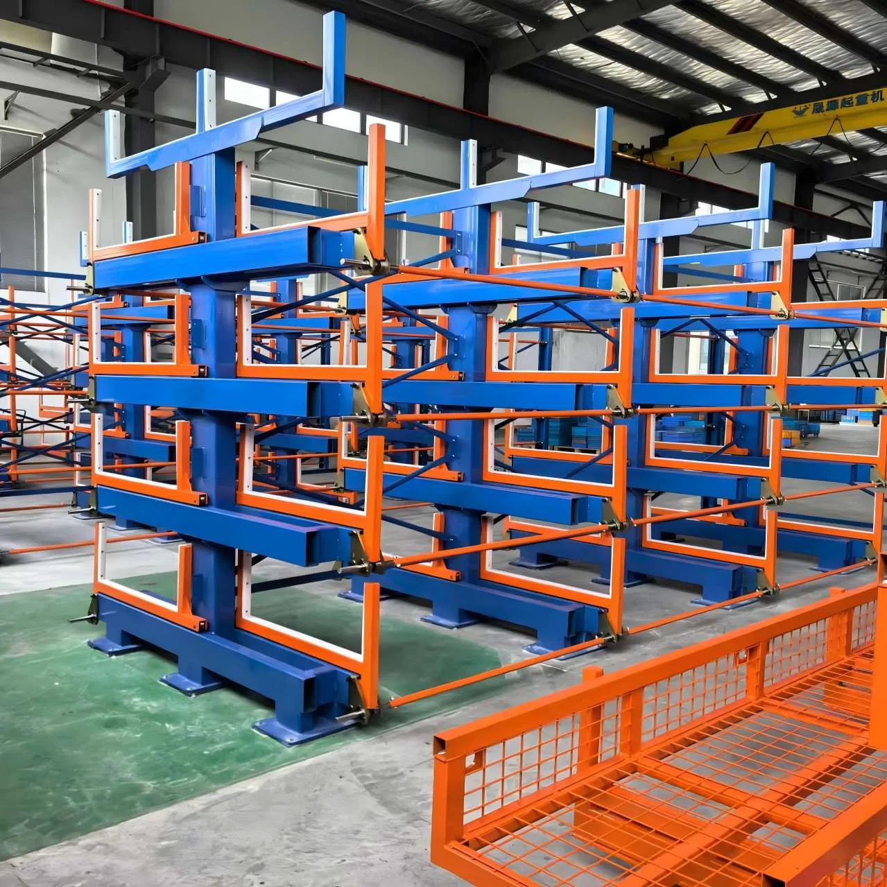 Multi-Layer Motorised Telescopic Cantilever Rack for Aluminum Profile Tube Storage