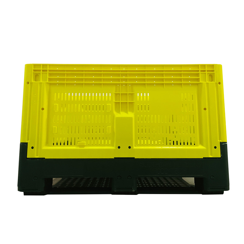 Durable Vented Plastic Pallet Bin Foldable/Collapsible and Stackable Pallet Container/Box/Tote for Apples