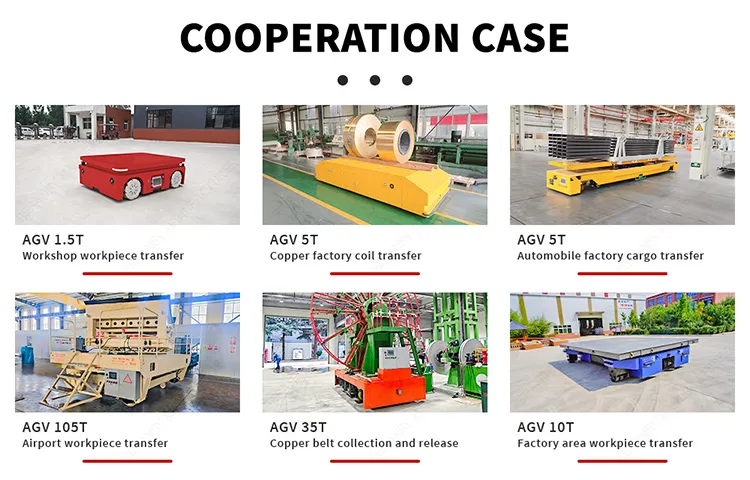 Automated Guided Vehicle Trackless Electric 10 Ton Agv for Factory