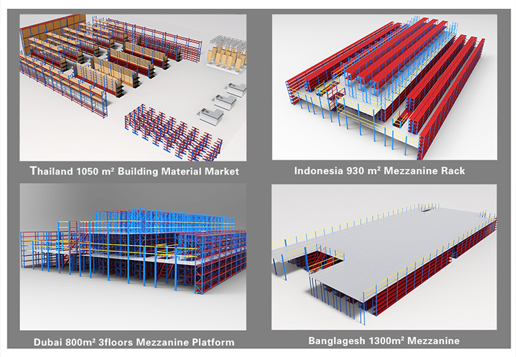 High Warehouse Mezzanine Floor With Stairway Gallery 6