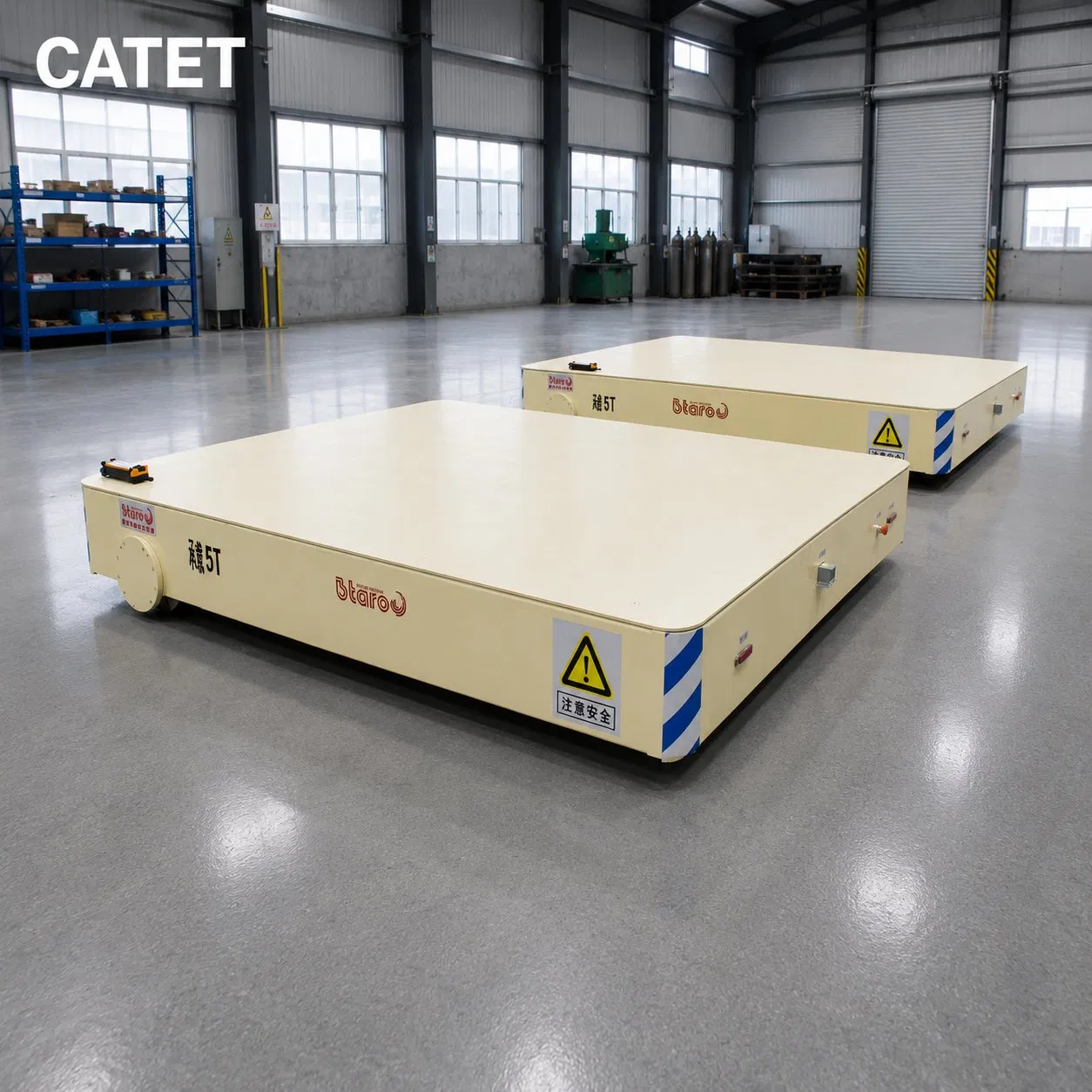 Intelligent 10 Ton Automated Guided Vehicle Agv for Heavy Machinery Factory Logistics Automation