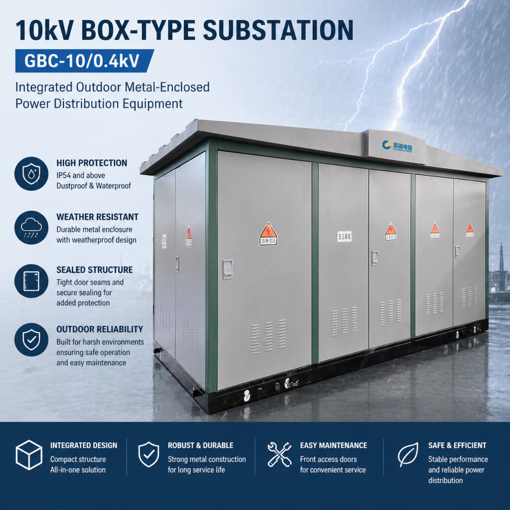 European S20-MRL Box-Type Substation 100kVA 2500kVA Compact Design For EV Charging Hub and Solar Farm