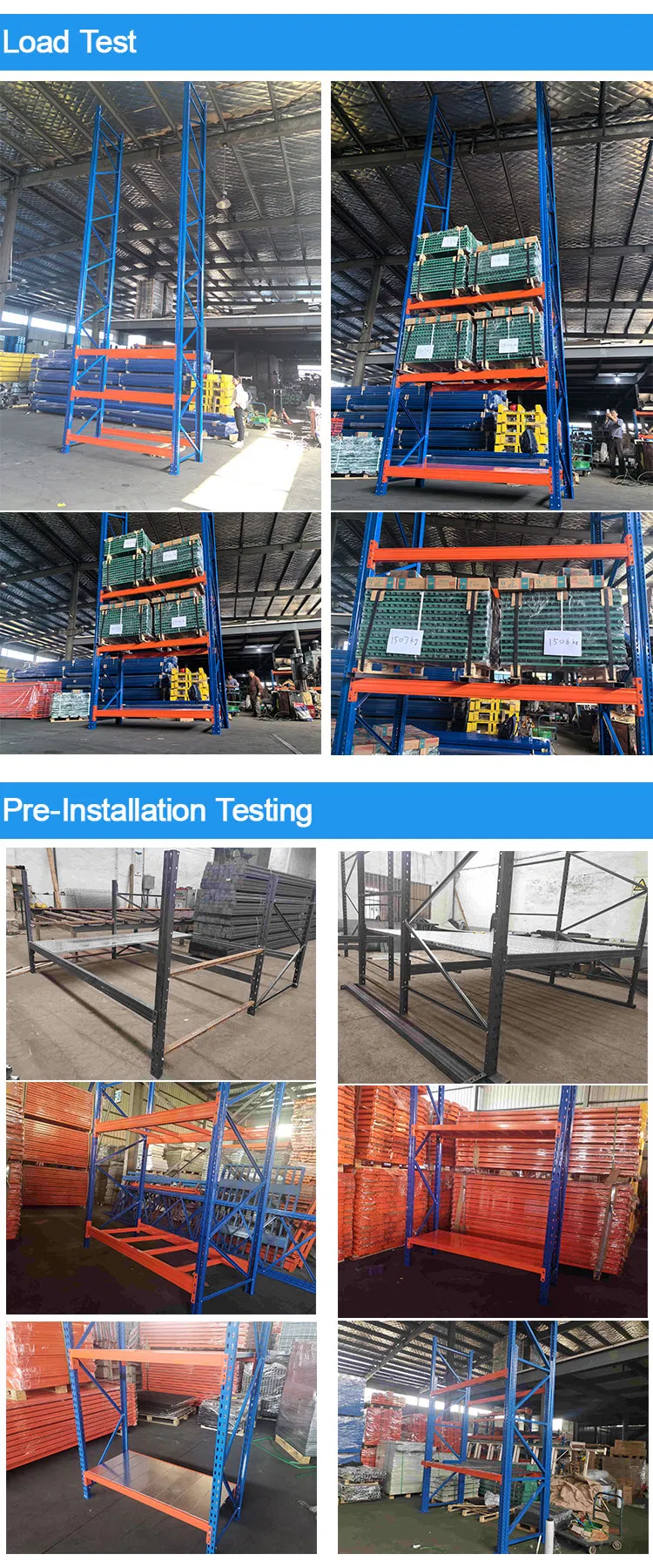 Pallet Racking Load Test
