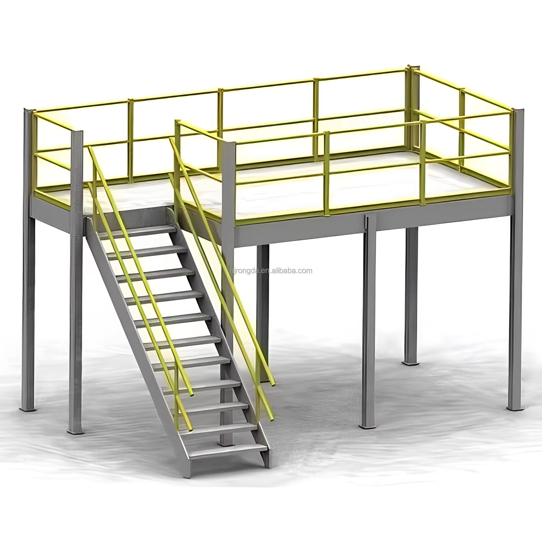 China Warehouse Rack Mezzanine System Platform Mezzanine Steel Structure Floor