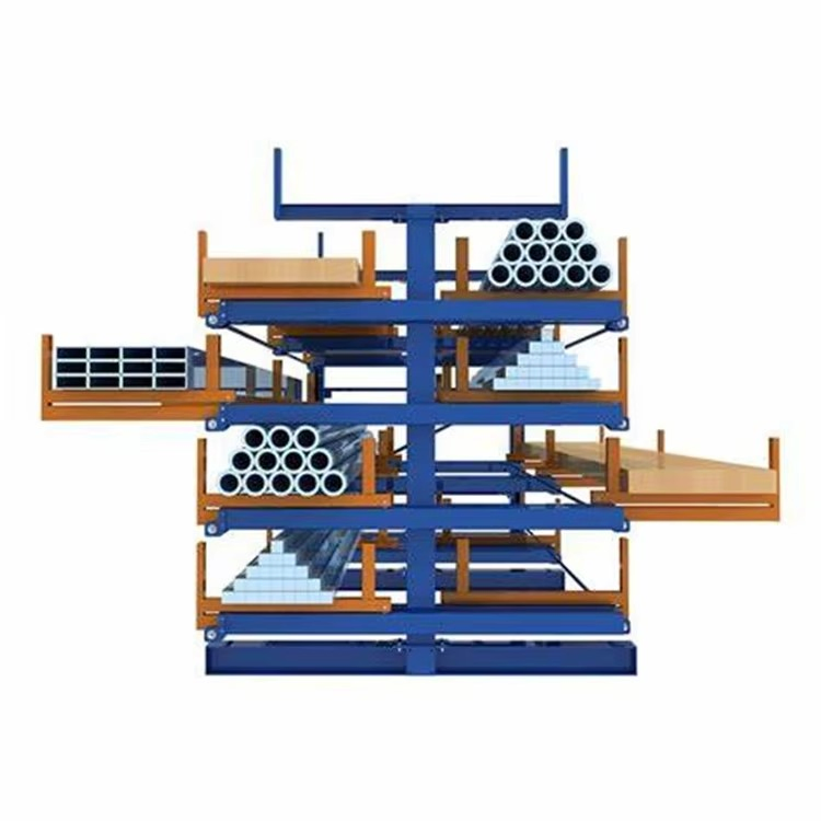 Warehouse Customized Steel Heavy Duty Cantilever Storage Racking for Tube Pipe