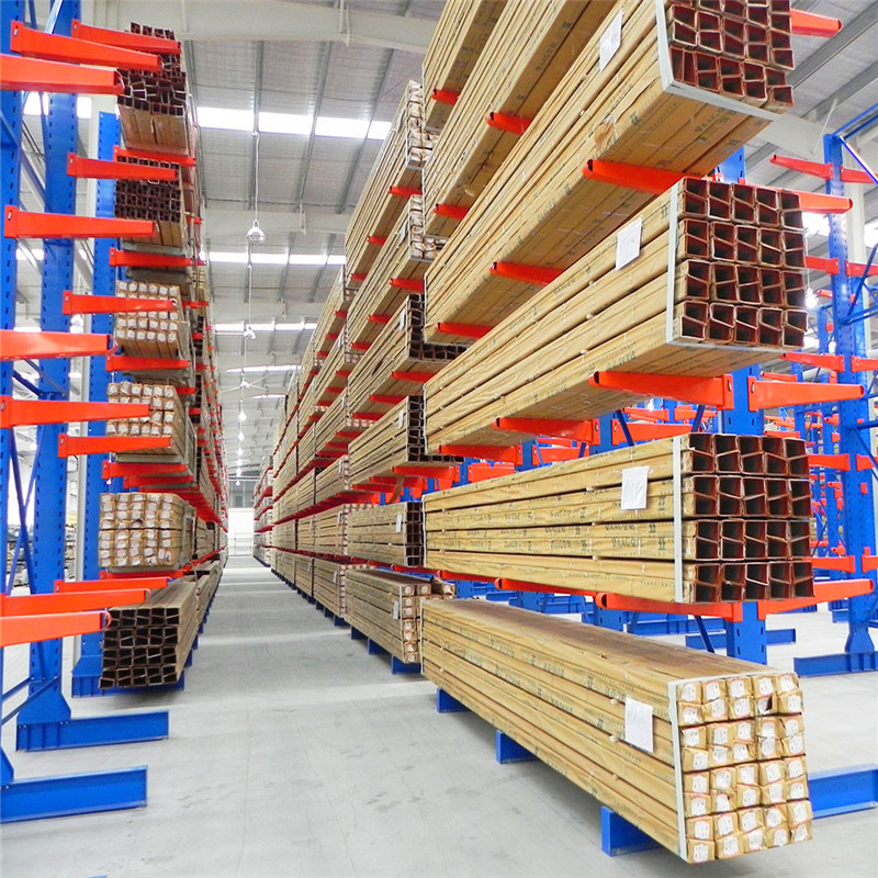Cantilever Pallet Racks-Heavy-Duty Steel Storage System for Efficient Warehouse Storage