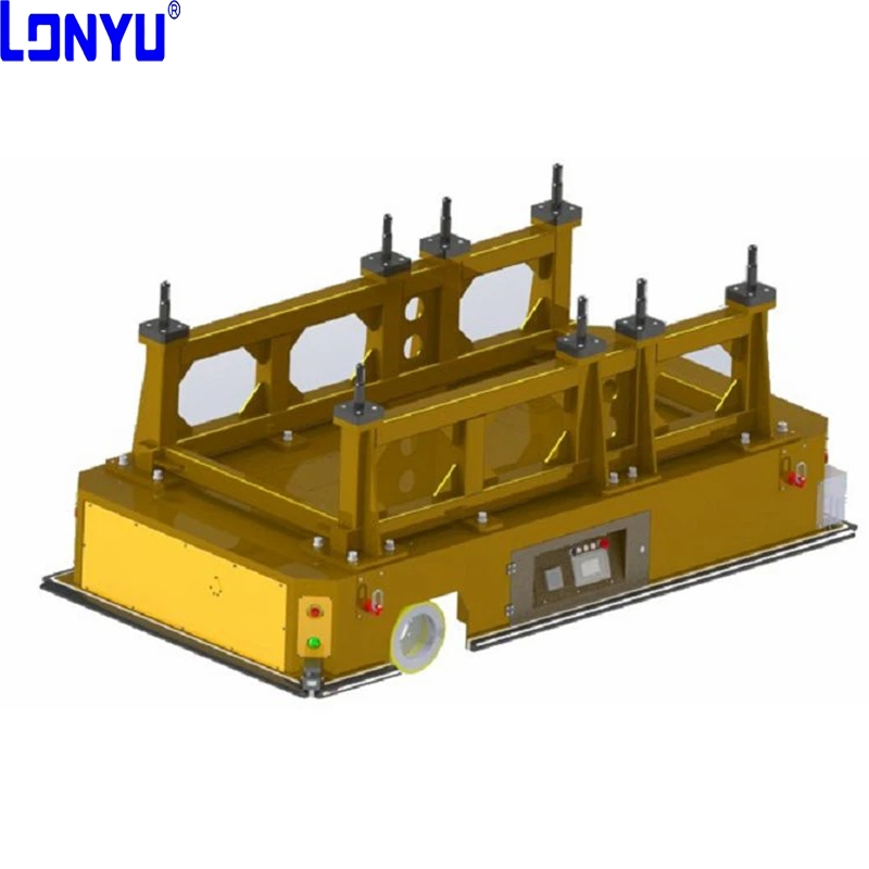 14 Ton Heavy Duty Agv Transfer Cart Backpack Agv Automated Guided Vehicle System