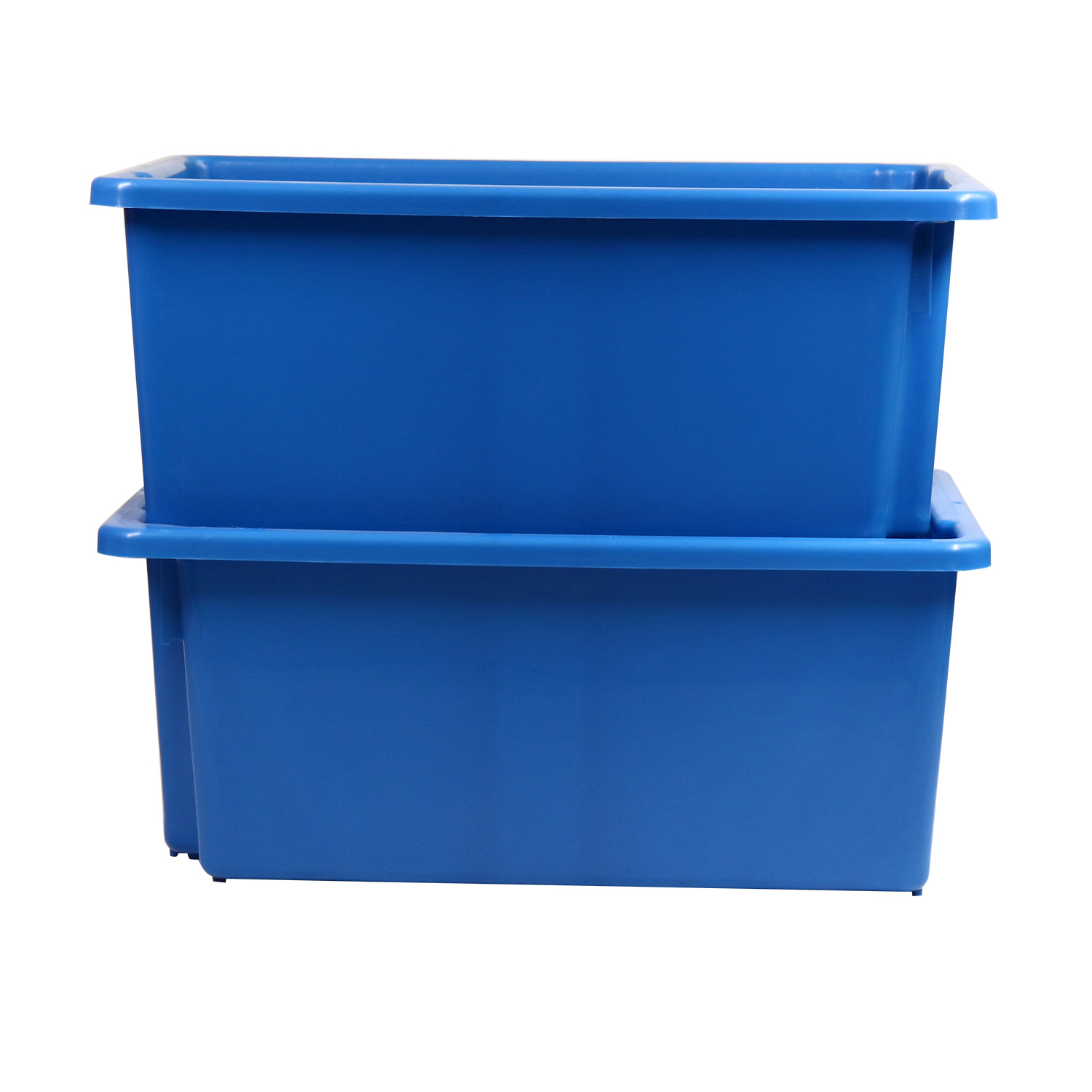 Large Heavy Stacking Loads Nestable Plastic Crate For Efficient Storage And Moving Plastic Containers With Nesting Feature