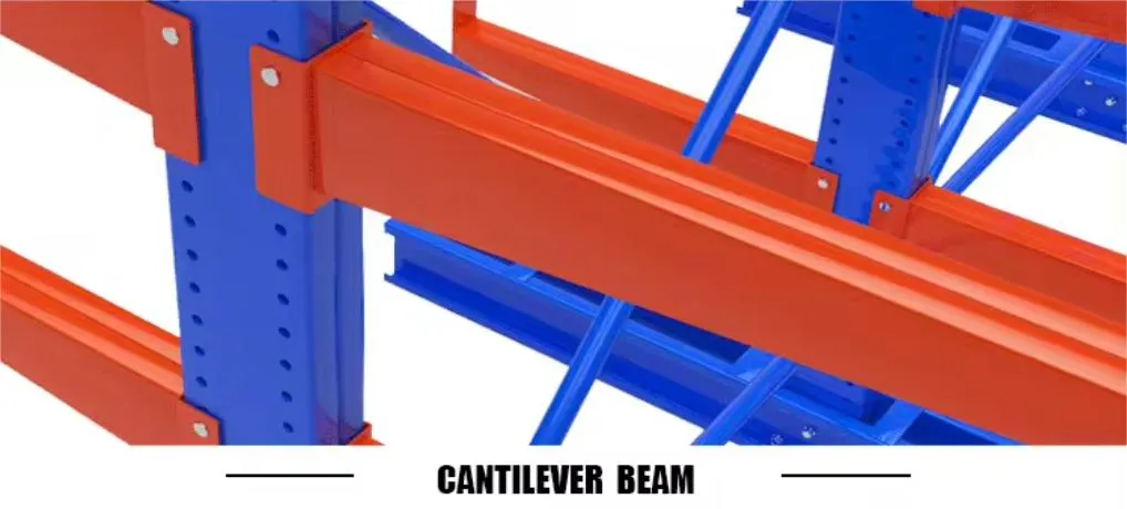 Warehouse Customized Steel Heavy Duty Cantilever Storage Racking for Tube Pipe