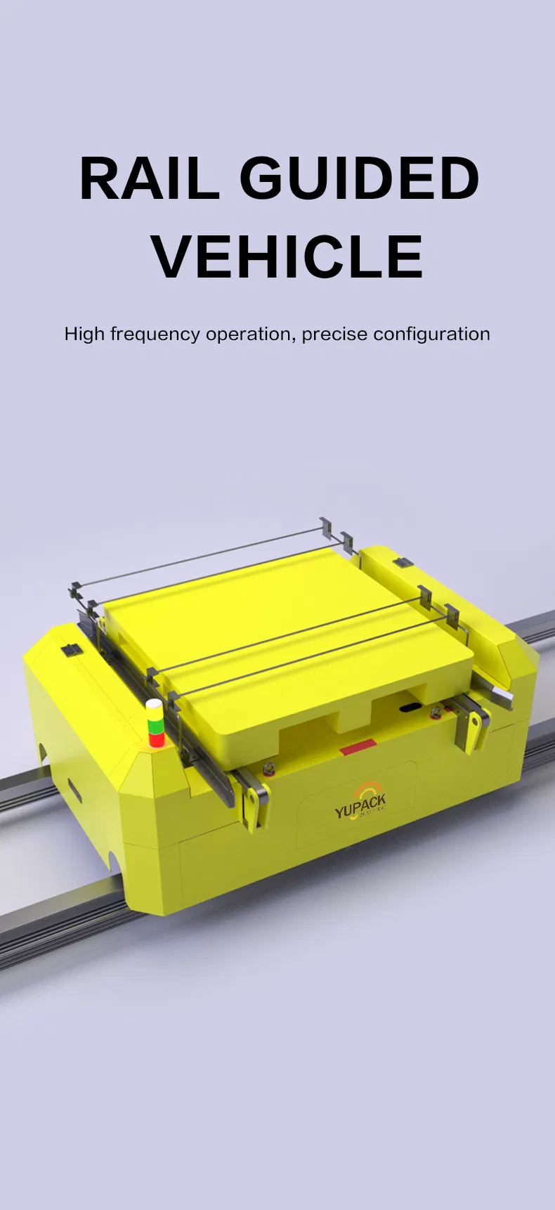 Automatic Transport Robot Platform Transfer Cart Vehicle Heavy Load Automated Guided Rail Agv