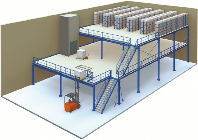 Mezzanine Rack Showcase 1