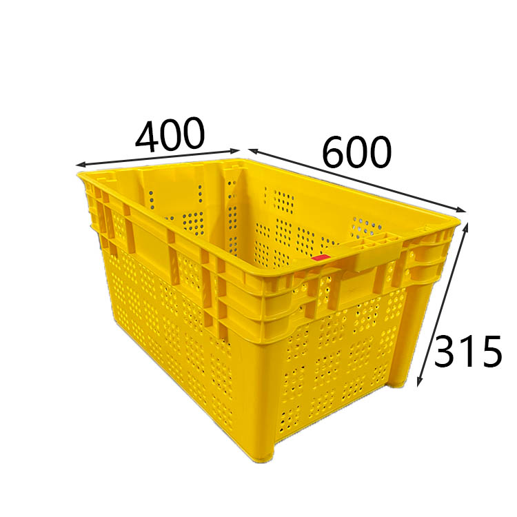 Euro Tote Plastic Industrial Plastic Storage Fish Box Bins for Logistics Transport Plastic Moving Box