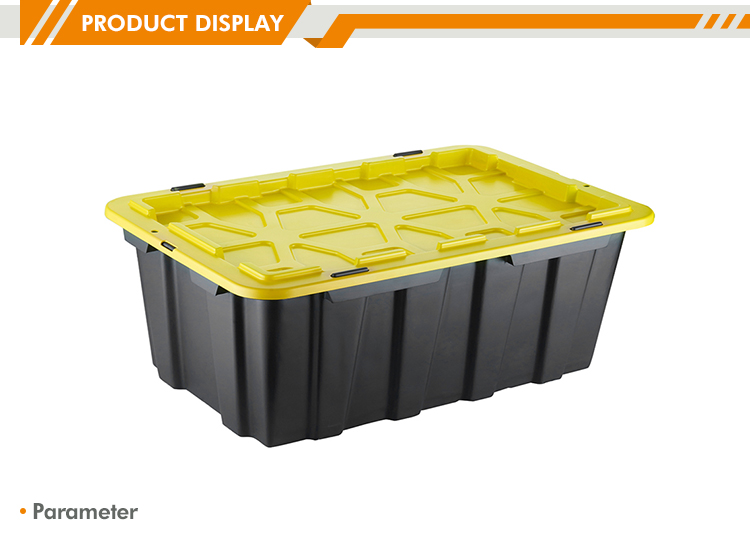 Durable Lid Storage Tote Details