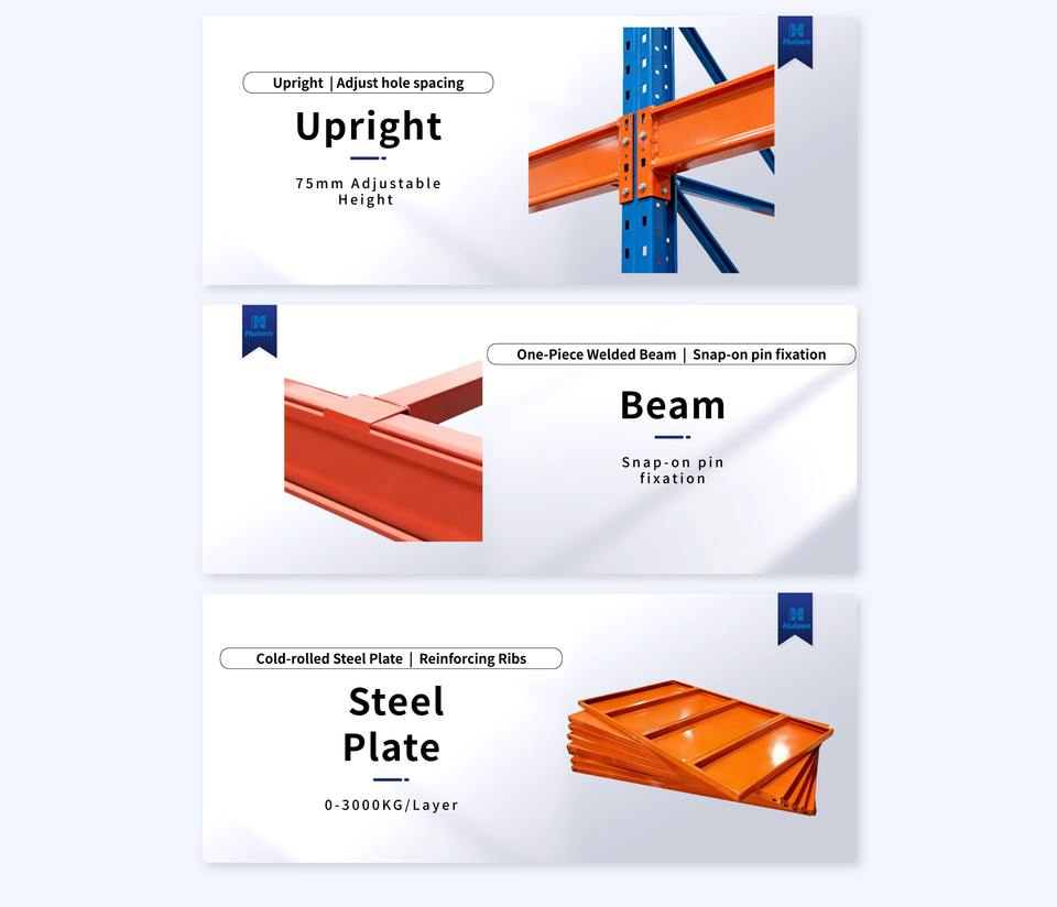 Heavy Duty Pallet Racking System CE &amp; ISO Certified, Factory Direct, Fob
