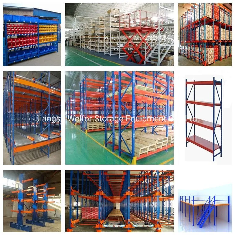 High Density Drive in Through Storage Pallet Racking System for Industrial Warehouse