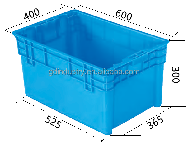 Stackable Nestable Plastic Tote Bin HDPE PP