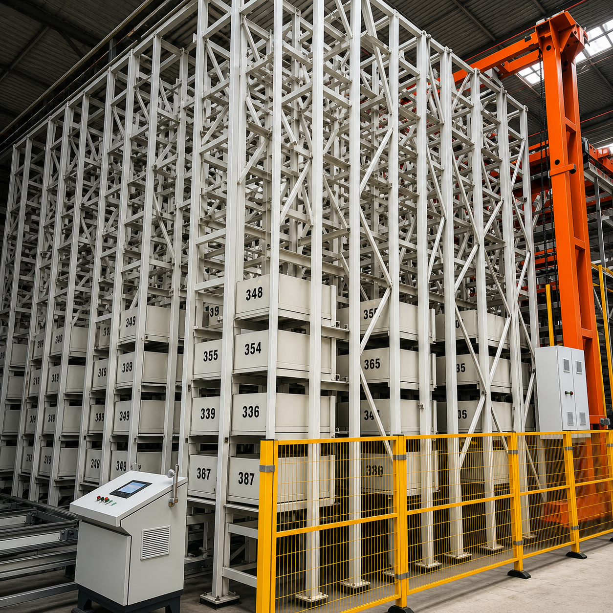 Intelligent Logistics Warehouse Management System AS/RS Storage Automated Storage Retrieval System Gantry Mini Warehouse Steel