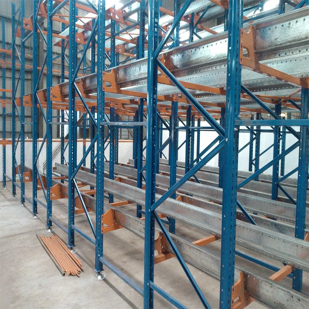 Logistics Flexible Heavy Duty Radio 2D Pallet Shuttle Racking System