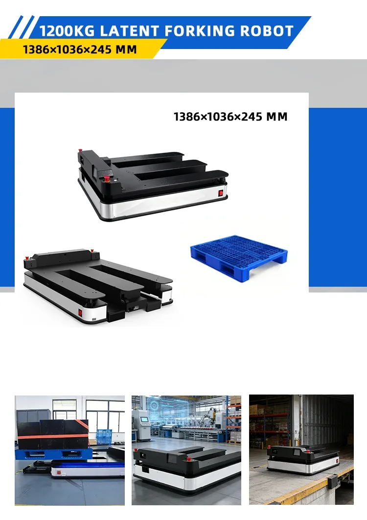 1200kg Autonomous Mobile Robot Agv with Laser Navigation for Material Transfer
