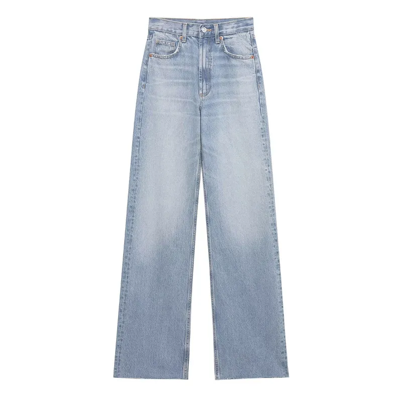 Jeans femininos de cintura alta estilosos para conforto e ajuste no dia a dia