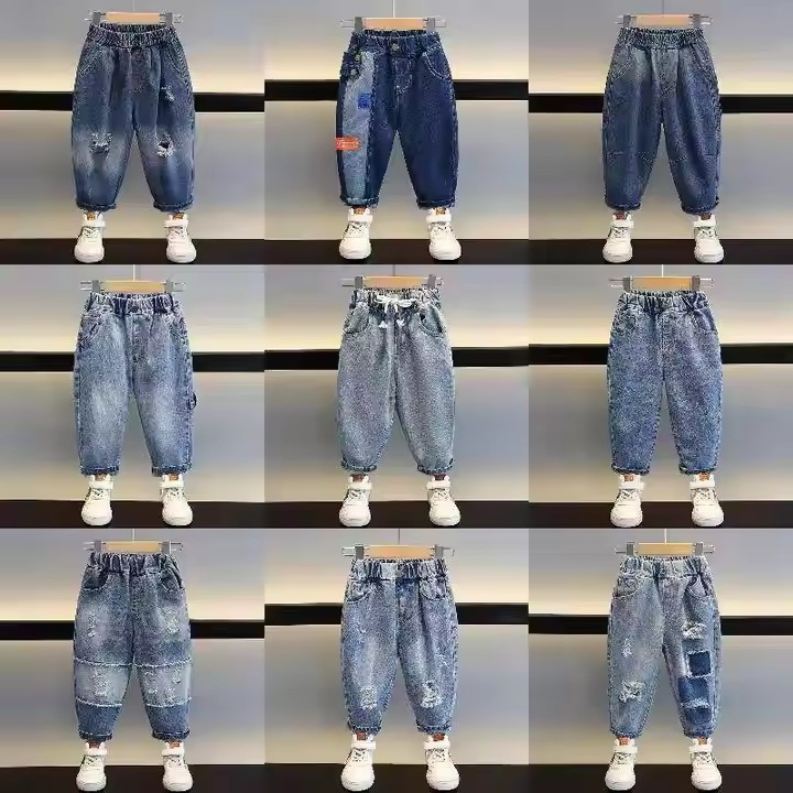 Jeans para Crianças Menina 2026 Primavera e Verão Nova Moda