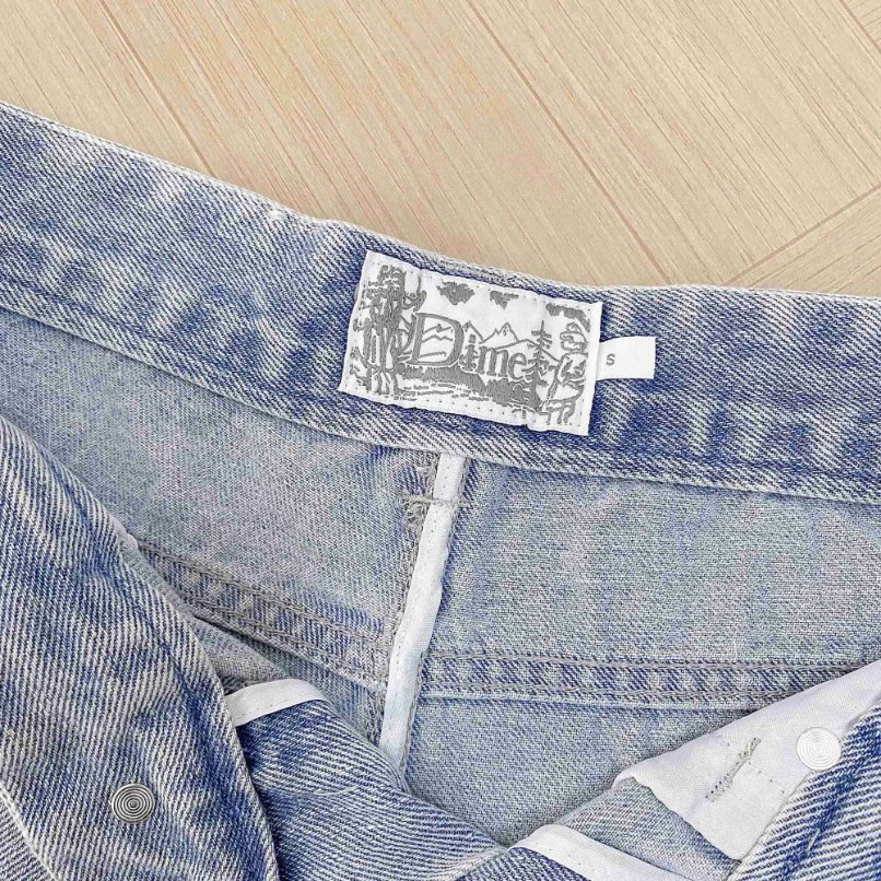 Y2K Jeans de Cintura Alta Bordados Melhores para Homens e Mulheres Y2mk Estilo Skate Baggy, Design Simples e Elegante Tendência Quente Jeant250315 Da Henio