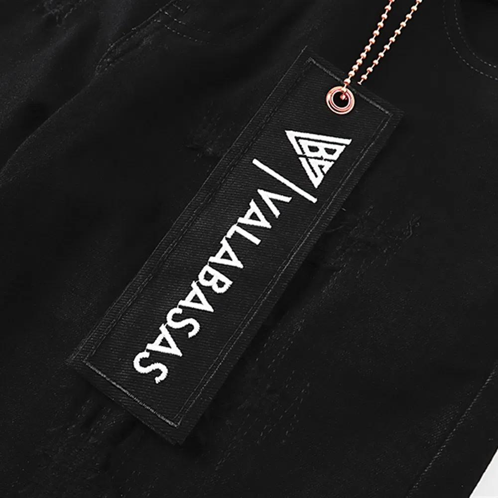 Calças de Jeans Vintage Desgastadas e Rasgadas para Homens Premium High Street Detalhe 4