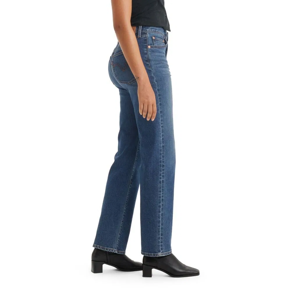 Calças de Jeans Cargo de Denim de Lavagem Média para Homens, Estilo Vintage, com Stretch, Cintura Média, Corte Reto, Atacado de Primavera