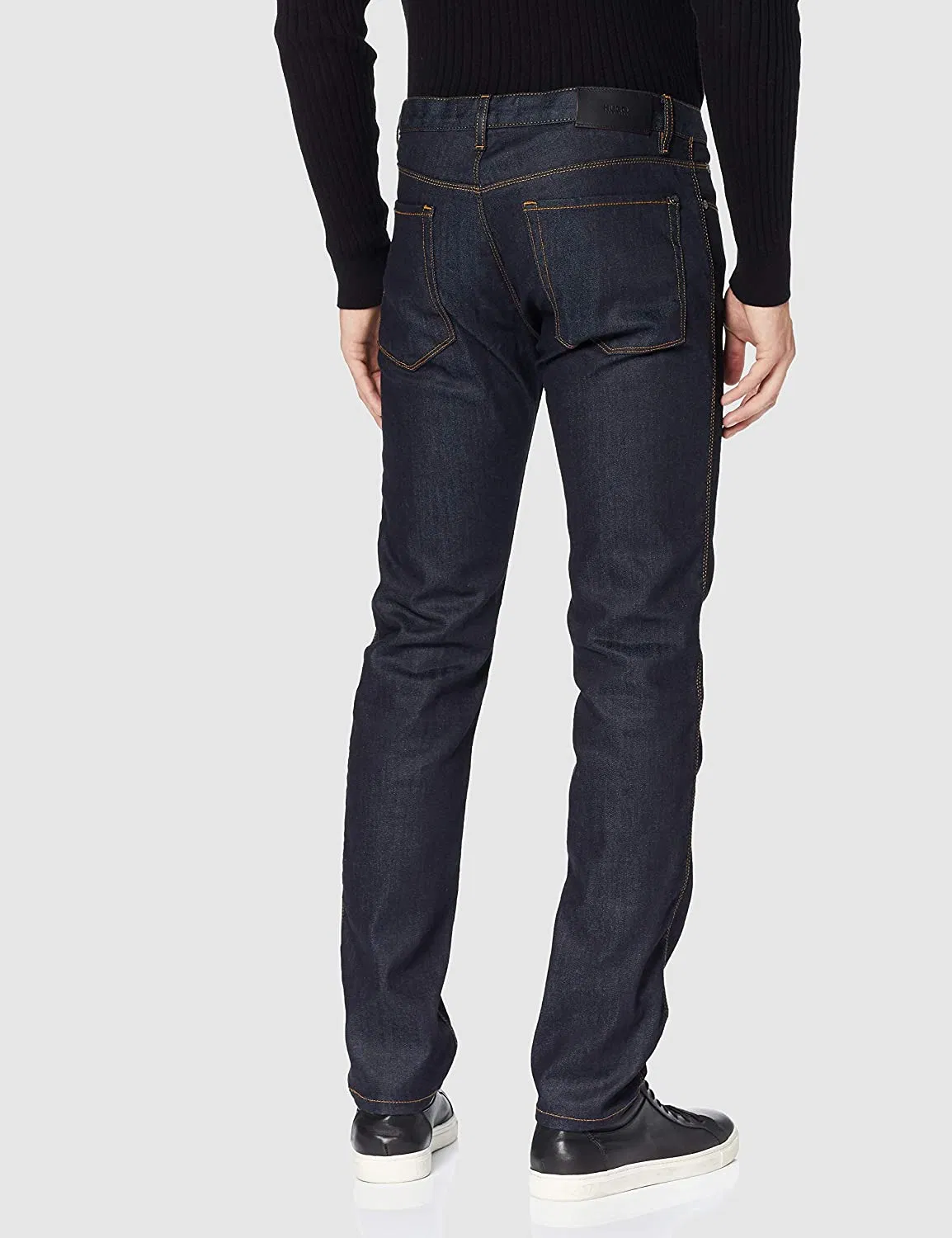 Calças de cowboy de denim personalizadas para homens de marcas de alto padrão